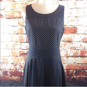 The Limited, Polka Dot, Fit & Flare Dress, Size 6